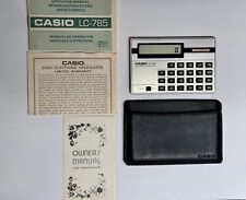 Calculadora Eletrônica Casio LC-785 com Manual de Operação LC-785B FUNCIONANDO comprar usado  Enviando para Brazil