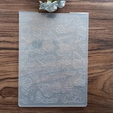 Butterflies embossing folder for sale  SOLIHULL