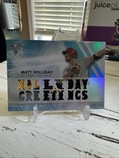 2015 Topps Triple Threads Triple Patch Sapphire #3/3 Matt Holliday comprar usado  Enviando para Brazil