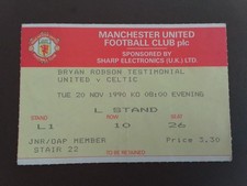 Manchester united celtic for sale  STOURBRIDGE