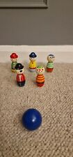 Wooden character skittles for sale  SOUTHAMPTON