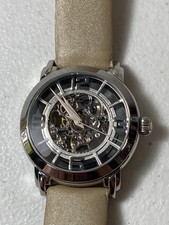 Usado, Stuhrling Original - Relógio Esqueleto Automático - Feminino Silvertone e Preto comprar usado  Enviando para Brazil