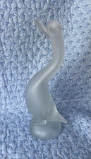 Glass duck frosted for sale  Underwood