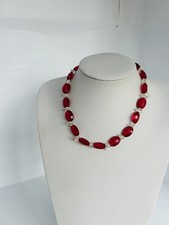 Red clear beaded for sale  LEATHERHEAD