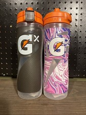 (2) Garrafas de água Gatorade GX 30 oz preto claro cinza rosa azul plástico aperto, usado comprar usado (2) Garrafas de água Gatorade GX 30 oz preto claro cinza rosa azul plástico aperto, usado comprar usado  Enviando para Brazil