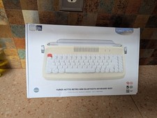 YUNZII ACTTO B303 Multi-dispositivo Mini Retro Bluetooth Teclado Sem Fio, Testado comprar usado  Enviando para Brazil
