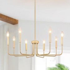 Gold chandelier light for sale  Charlotte