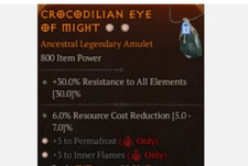 ✨Diablo 4 temporada 8 2GA amuleto: +3 permafrost +3 chamas internas comprar usado  Enviando para Brazil