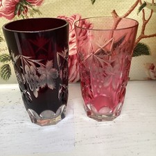 Antique bohemian overlay for sale  WEDMORE