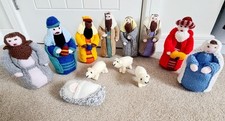 Hand knitted christmas for sale  Shipping to Ireland