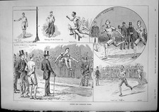 Usado, Antigo Oxford Cambridge Sports Hurdles salto longo alto quarto de milha 1892 vitoriano comprar usado  Enviando para Brazil