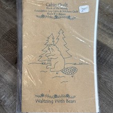 Waltzing with Bears Cabin Quilt Pattern Foundation Log Cabin Block 8 Beaver 2000 comprar usado  Enviando para Brazil