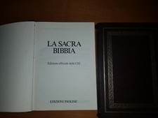 Art.r060605gs sacra bibbia usato  Milano