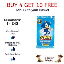 Sonic The Hedgehog Gotta Go Fast! Cartões colecionáveis Panini 2024 1 - 243, usado comprar usado  Enviando para Brazil