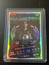TOPPS TURBO ATTAX FORMULA ONE F1 2021 LEWIS HAMILTON CHAMPIONS PARALELO N° 204 comprar usado  Enviando para Brazil