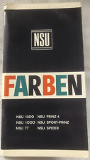 Rarität nsu farben gebraucht kaufen  Geisenfeld