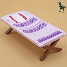 Cama dobrável roxa Playmobil - Colchão de férias para acampamento comprar usado  Enviando para Brazil