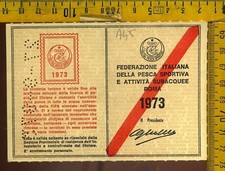 Tessera 149 licenza usato  Zeccone