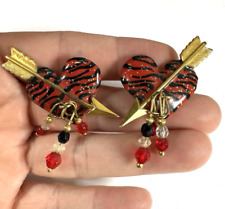 Vintage earrings pierced for sale  Kansas City