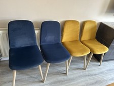 Set chairs blue for sale  WARRINGTON