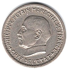 Francs pétain 1941 d'occasion  Étais-la-Sauvin