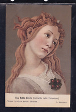 Cartolina pittore botticelli usato  Italia