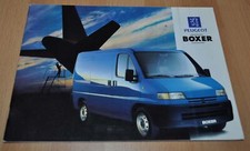 1994 Peugeot Boxer Gamme Van Truck Brochure Prospekt Prospekt Francja Edycja na sprzedaż  PL