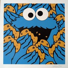 Venda de Galeria - JERKFACE COOKIE MONSTER SIG/EMOLDURADO (Impressão RARA *OBO*) comprar usado  Enviando para Brazil