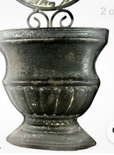 Vaso de arte de parede de metal vintage com decoração de treliça coberta de vinho rústico ÚNICO, usado comprar usado  Enviando para Brazil