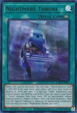 Yugioh nightmare throne for sale  Mesa