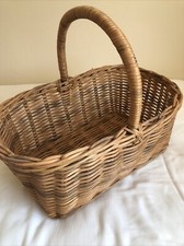 Wicker shopping basket for sale  BOURNEMOUTH
