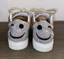 Tênis esportivo feminino Lola Cruz Wink Smiley Face sedoso strass tamanho 6,5 comprar usado  Enviando para Brazil