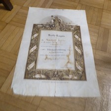Große urkunde besitzzeugnis gebraucht kaufen  Landau