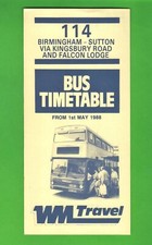 Bus timetable west for sale  BIRMINGHAM
