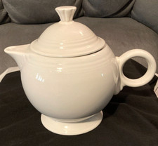 Fiestaware white teapot for sale  Vilonia