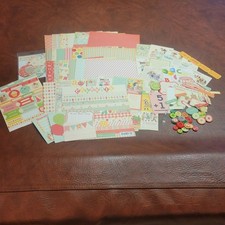 Coleção de papel Cakewalk 8x8 outubro tarde e efêmeros, adesivos comprar usado  Enviando para Brazil