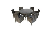 Piece rattan dining for sale  LOUGHBOROUGH