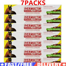 7pcs Paste Horse Dewormer - Apple Flavor Exp 2/2028 Anthelmintic & Boticide` comprar usado  Enviando para Brazil
