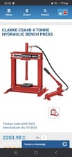 Clarke hydraulic bench for sale  MIDDLESBROUGH