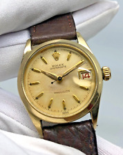 RARO Vintage Caixa de Ouro 40 Mícrons Rolex Oysterdate Precisão ref. Relógio de pulso 6466 comprar usado  Enviando para Brazil