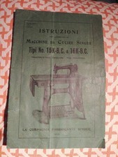 Singer istruzioni per usato  Calenzano