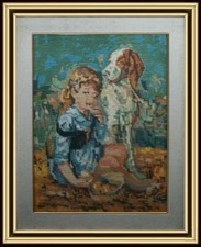 Grazioso quadro punto usato  Italia