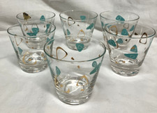 Vintage turquoise cocktail for sale  Salina