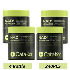 4X Cata-Kor NAD + Suplemento para Suporte ao Envelhecimento da Pele, Energia e Foco /- 240Ct comprar usado  Enviando para Brazil