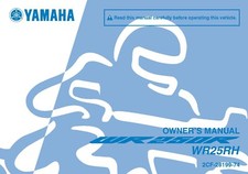 Manual do proprietário Yamaha 2017 WR250R WR25RH comprar usado  Enviando para Brazil