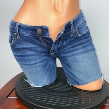 Bermuda Hollister Juniors 1R jeans recortada na ato W 26,5 x I 5 1/4 comprar usado  Enviando para Brazil