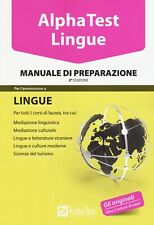 Alpha test lingue. usato  Voltaggio