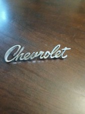 Vintage chevrolet script for sale  Volant