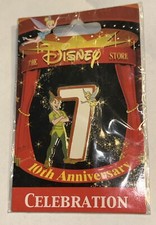 Pin Disney Sininho Peter Pan Número 7 10º Aniversário Japão JDS Le 2500 comprar usado  Enviando para Brazil