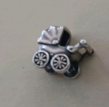 Autêntico Trollbeads Baby Buggy Starling Prata Novo sem etiquetas  comprar usado  Enviando para Brazil